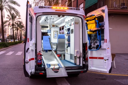allestimento interno ambulanza